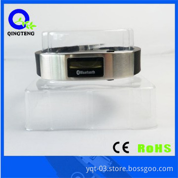 Silicone charm bracelet with bluetooth for women